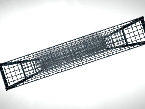 Garage Shelving Unit 01 PBR 3D Model