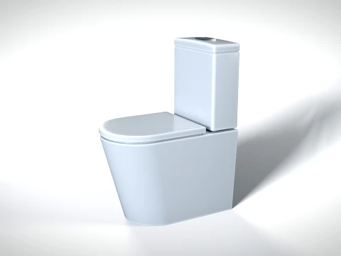 Toilet 01 PBR 3D Model