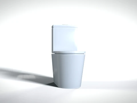 Toilet 01 PBR 3D Model
