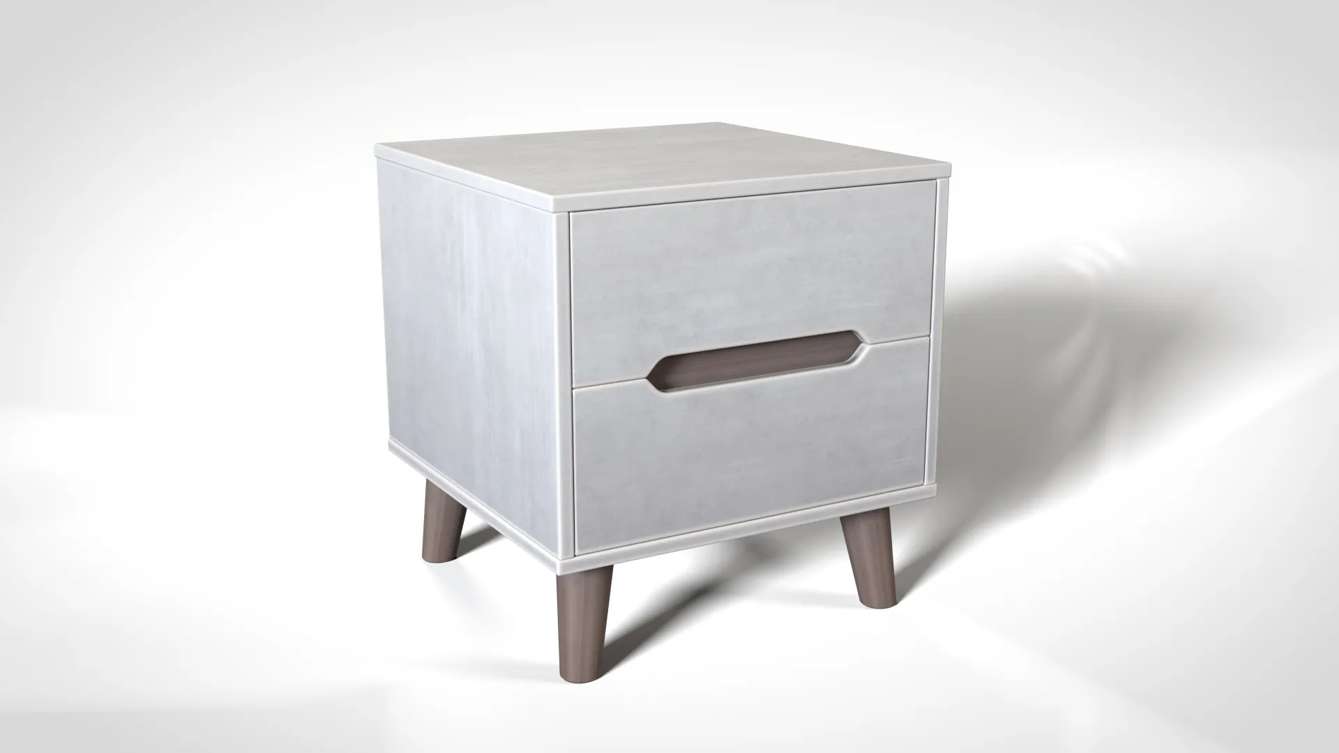 Bedside Table 01 PBR 3D Model .c4d .max .obj .3ds .fbx .stl .blend