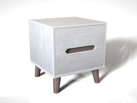 Bedside Table 01 PBR 3D Model