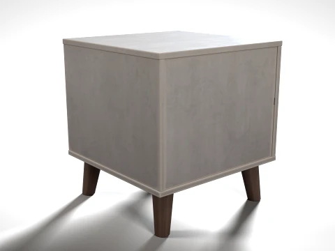 Bedside Table 01 PBR 3D Model