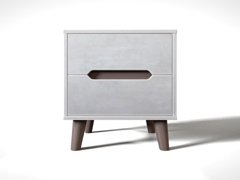 Bedside Table 01 PBR 3D Model