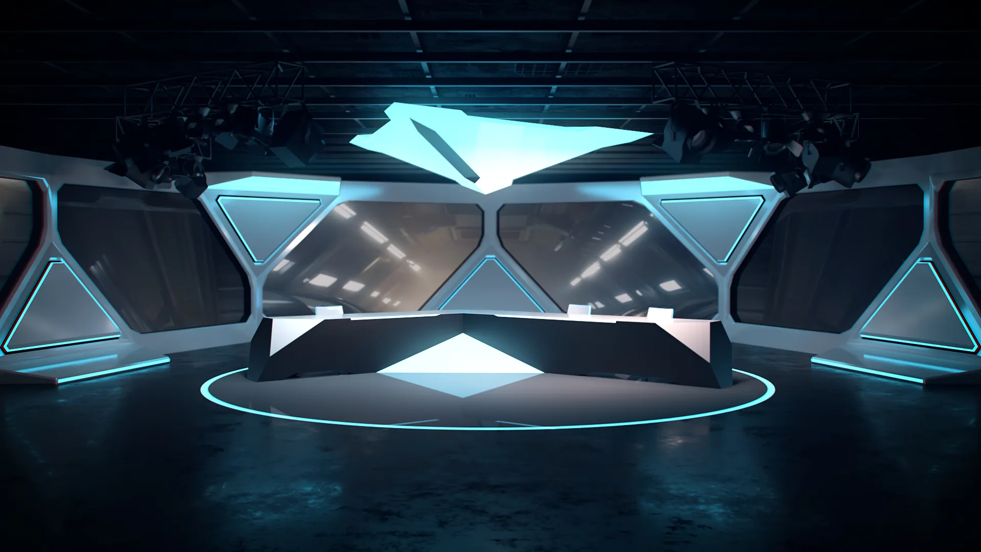 Virtual Studio 38 PBR 3D Model .c4d .max .obj .3ds .fbx .stl .blend 