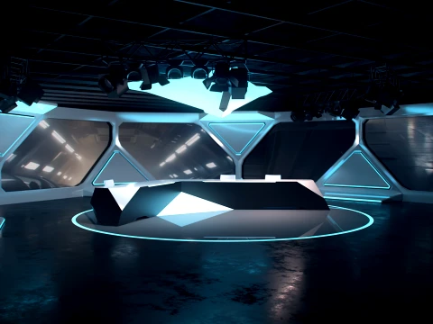 Virtual Studio 38 PBR 3D Model