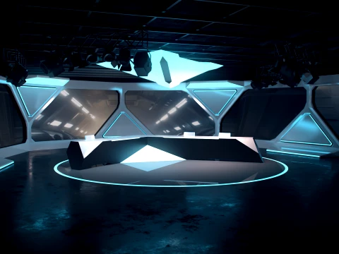 Virtual Studio 38 PBR 3D Model