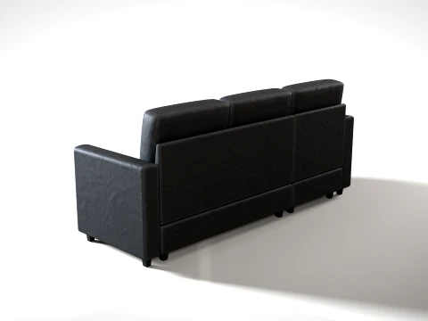 Corner Lounge 01 PBR 3D Model
