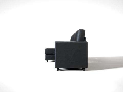Corner Lounge 01 PBR 3D Model