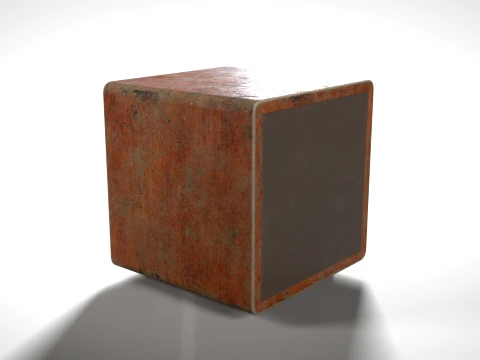 Old Audio Speaker PBR 3D Model