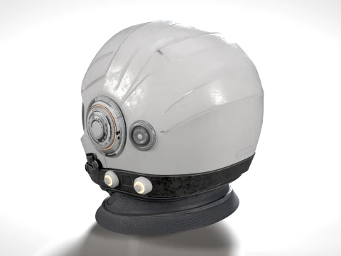 Space Helmet 01 PBR 3D Model