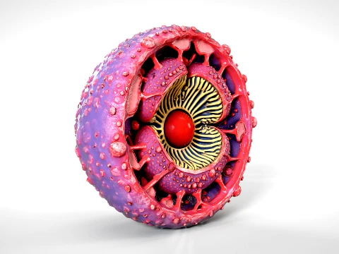 Cell 01 PBR 3D Model