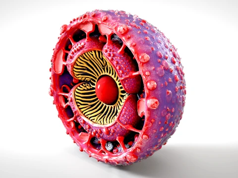 Cell 01 PBR 3D Model