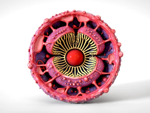 Cell 01 PBR 3D Model