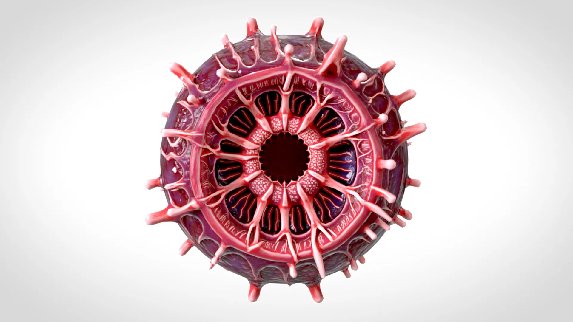 Cell 02 PBR 3D Model .c4d .max .obj .3ds .fbx .stl .blend 