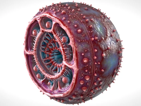 Cell 03 PBR 3D Model