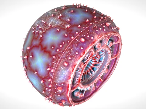 Cell 03 PBR 3D Model