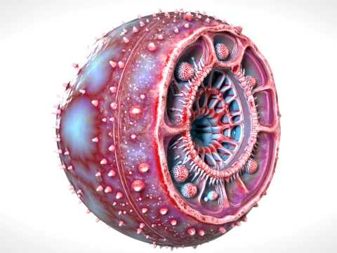 Cell 03 PBR 3D Model