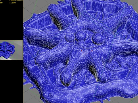 Organic Growth 01 PBR 3D Model