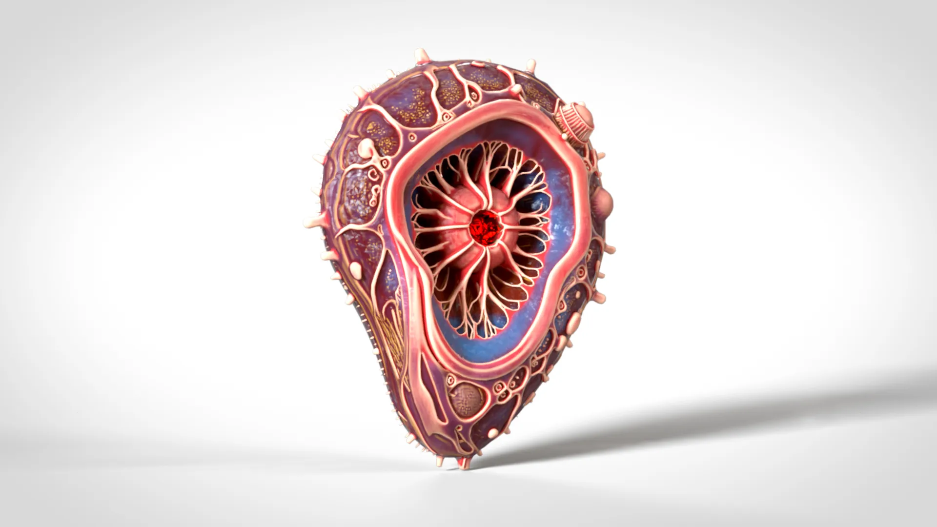 Cell 05 PBR 3D Model .c4d .max .obj .3ds .fbx .stl .blend 