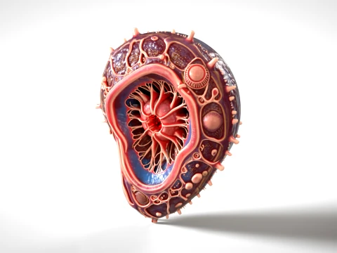 Cell 05 PBR 3D Model
