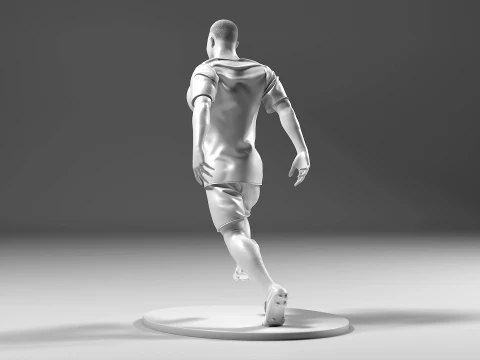 Footballer 05 ChestTrap 01 3D Print Model