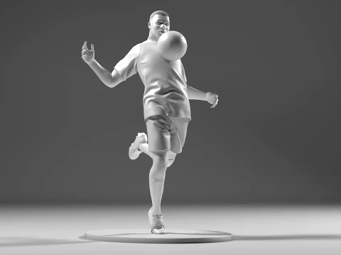 Jogador de futebol 05 ChestTrap 02 Modelo de Impressão 3D