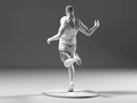 Jogador de futebol 05 ChestTrap 02 Modelo de Impressão 3D
