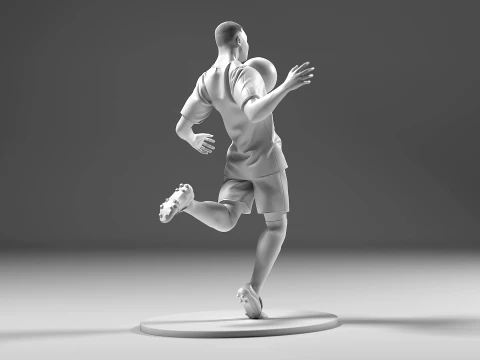 Jogador de futebol 05 ChestTrap 02 Modelo de Impressão 3D