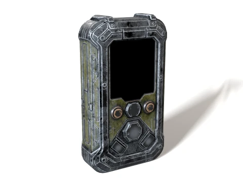 Post Apocalyptic Smartphone 01 PBR 3D Model