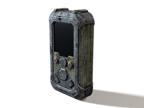 Post Apocalyptic Smartphone 01 PBR 3D Model