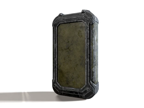 Post Apocalyptic Smartphone 01 PBR 3D Model
