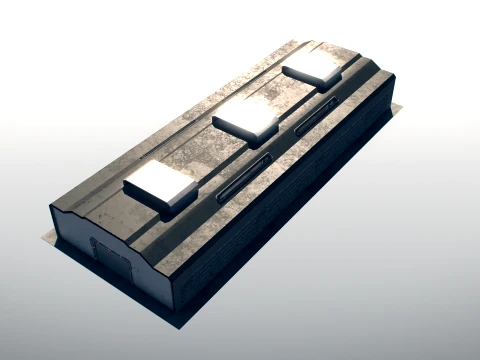 Hangar 09 PBR 3D Model