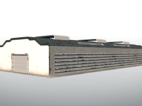 Hangar 09 PBR 3D Model