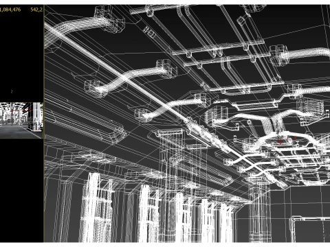 Hangar 09 PBR 3D Model
