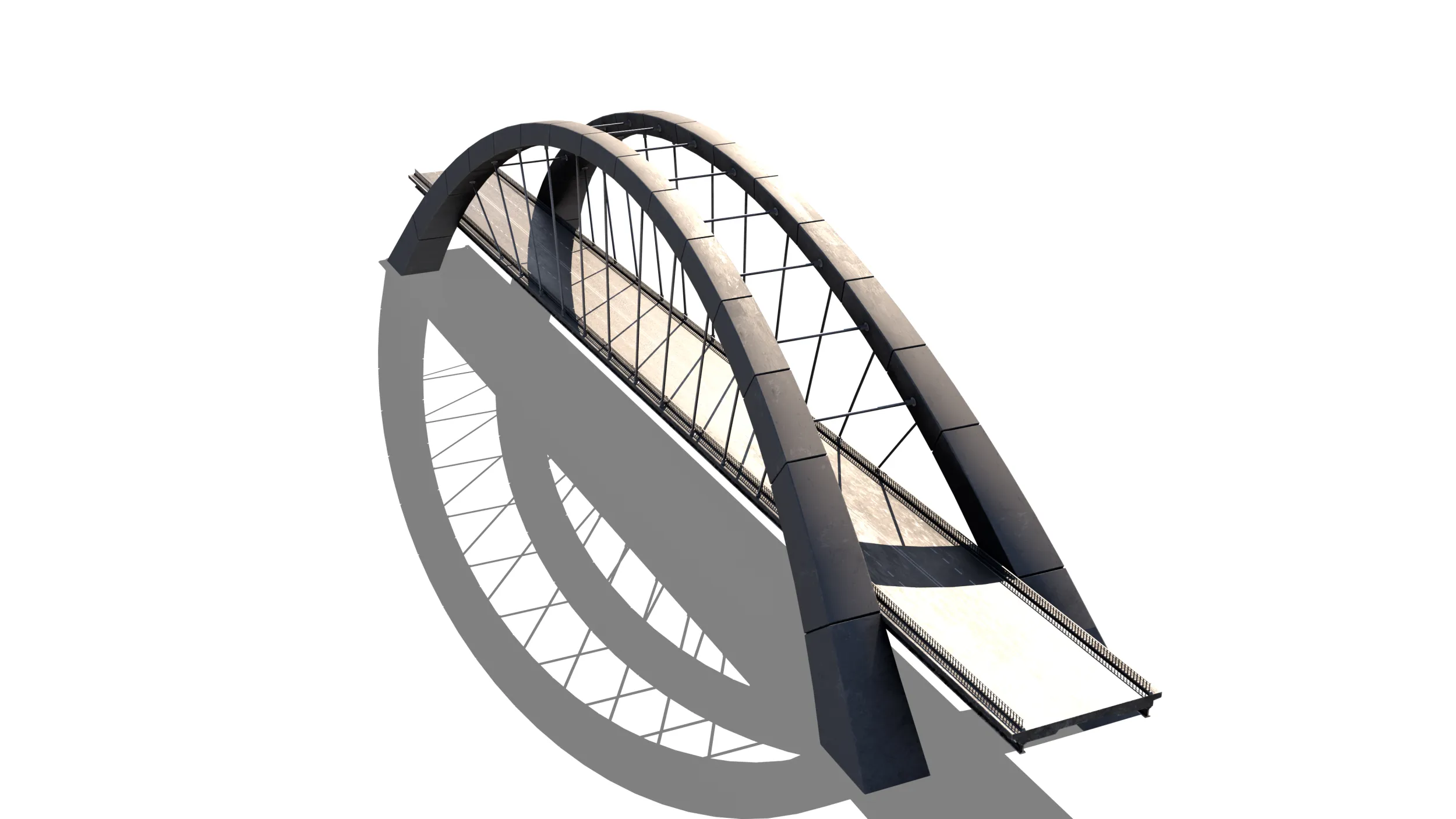 Bridge Arc 01 PBR 3D Model .c4d .max .obj .3ds .fbx .stl .blend