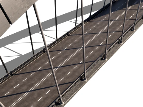 Bridge Arc 01 PBR 3D Model