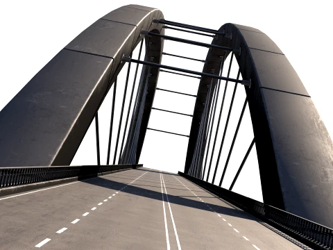 Bridge Arc 01 PBR 3D Model
