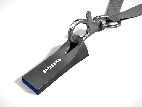 Flash Drive 256 Gb PBR 3D 模型