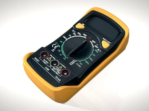Digital Multimetr 01 PBR Modelo 3D