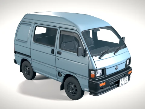 Hijet minivan PBR 3D Model