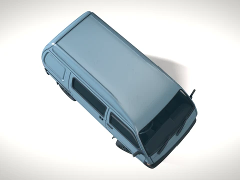 Hijet minivan PBR 3D Model