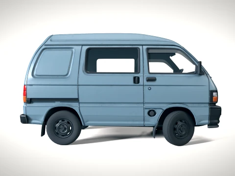 Hijet minivan PBR 3D Model