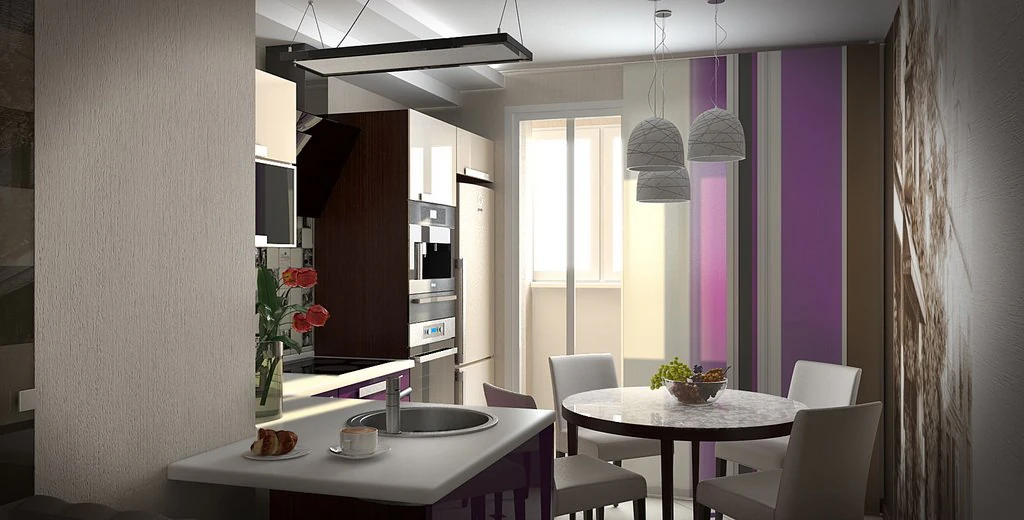 modern kitchen interior 3D Model .c4d .max .obj .3ds .fbx .stl .blend 