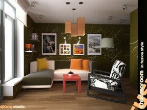 childrenroom in fusion style 3D Модель