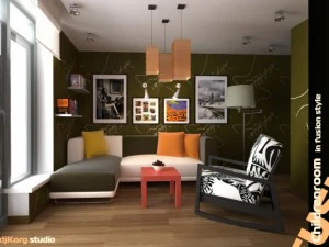 childrenroom in fusion style 3D Model