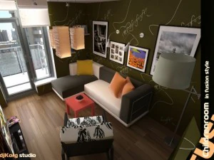 childrenroom in fusion style 3D Model
