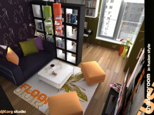 childrenroom in fusion style 3D Модель