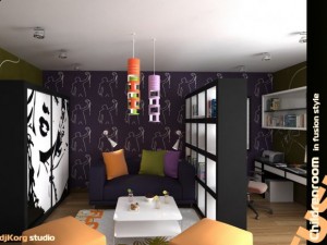 childrenroom in fusion style 3D Модель