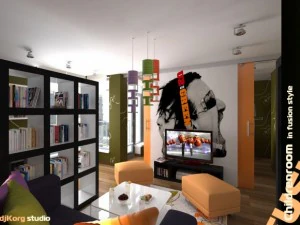 childrenroom in fusion style 3D Model
