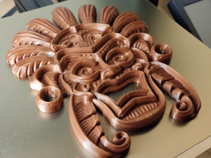 Tribal wall mask decoration Modèles 3D en vedette